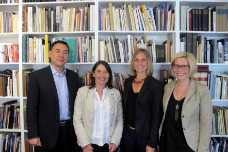 Zhao Feng (CEO of Amber Digital Solutions), Antonella Fresa (Director of Promoter srl), Åsa Marnell (Head of collections of the Hallwyl museum) and Karin Nilsson (Head of digital resources of the Hallwyl museum).