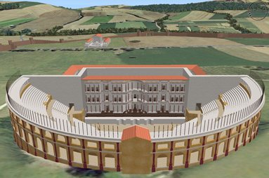 Antinori, Ricostruzione 3D del territorio Romano di Urbs Salvia