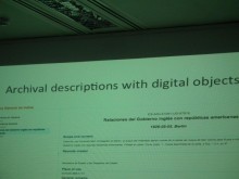 Archival descriptions with digital objects - email