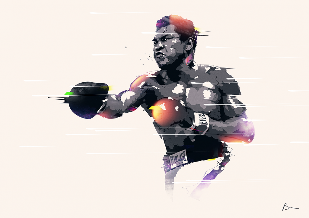 Digital Portraits Of Famous Sportsmen Digital Meets Culture