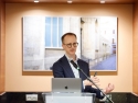 Frederik Temmermans, VUB & imec, participa en la ponencia âAddressing Media Authenticity Challenges in Cultural Heritage with JPEG Trustâ, durante el CEPIC 2026, el principal evento internacional del sector de las licencias de medios audiovisuales, este jueves en Valencia. EFE/Ana Escobar