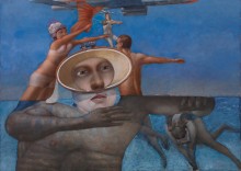 Andrea Pat: Returning from Greece (1965), oil on canvas, 108x150cm (c) Frissiras Museum, Athens, Greece.