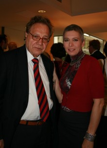 Dr. Irene Pivetti (Chairmain of Only Italia) with Prof.Vito Cappellini (Florence University) (c) Promoter srl archive