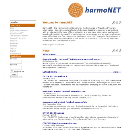 Harmonet Website