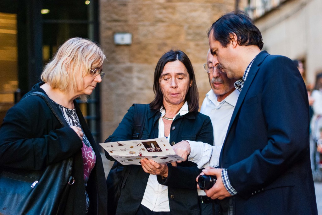 The experts visited the ancient town of Volterra.