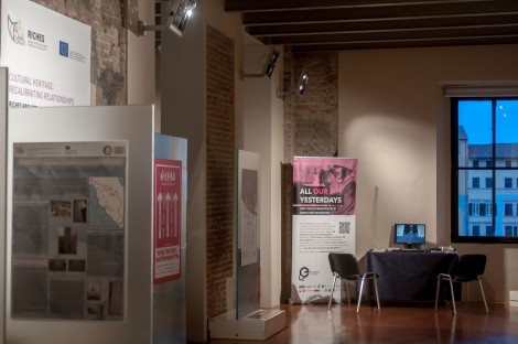 The desk for the virtual exhibition