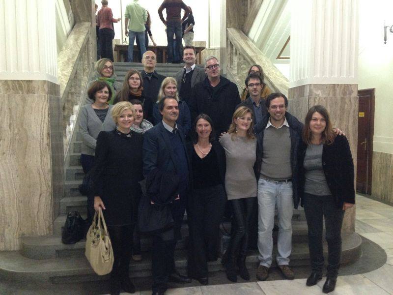 group portrait in Bratislava