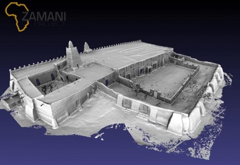 3D model of the Djinguereber Mosque, Timbuktu