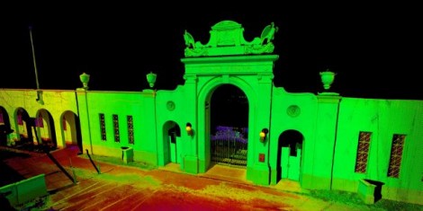 Waikiki Natatorium - Scan intensity coloration