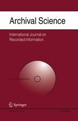 archival science journal