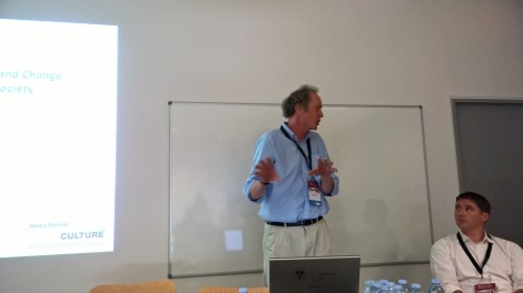 Neil Forbes, from Coventry University, presented the RICHES project. Neil Forbes it the Project Coordinator.