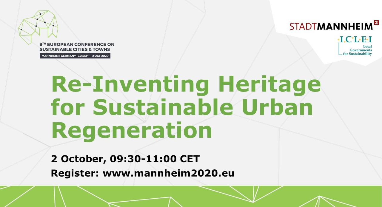 Re-Inventing Heritage for Sustainable Urban Regeneration | Digital ...