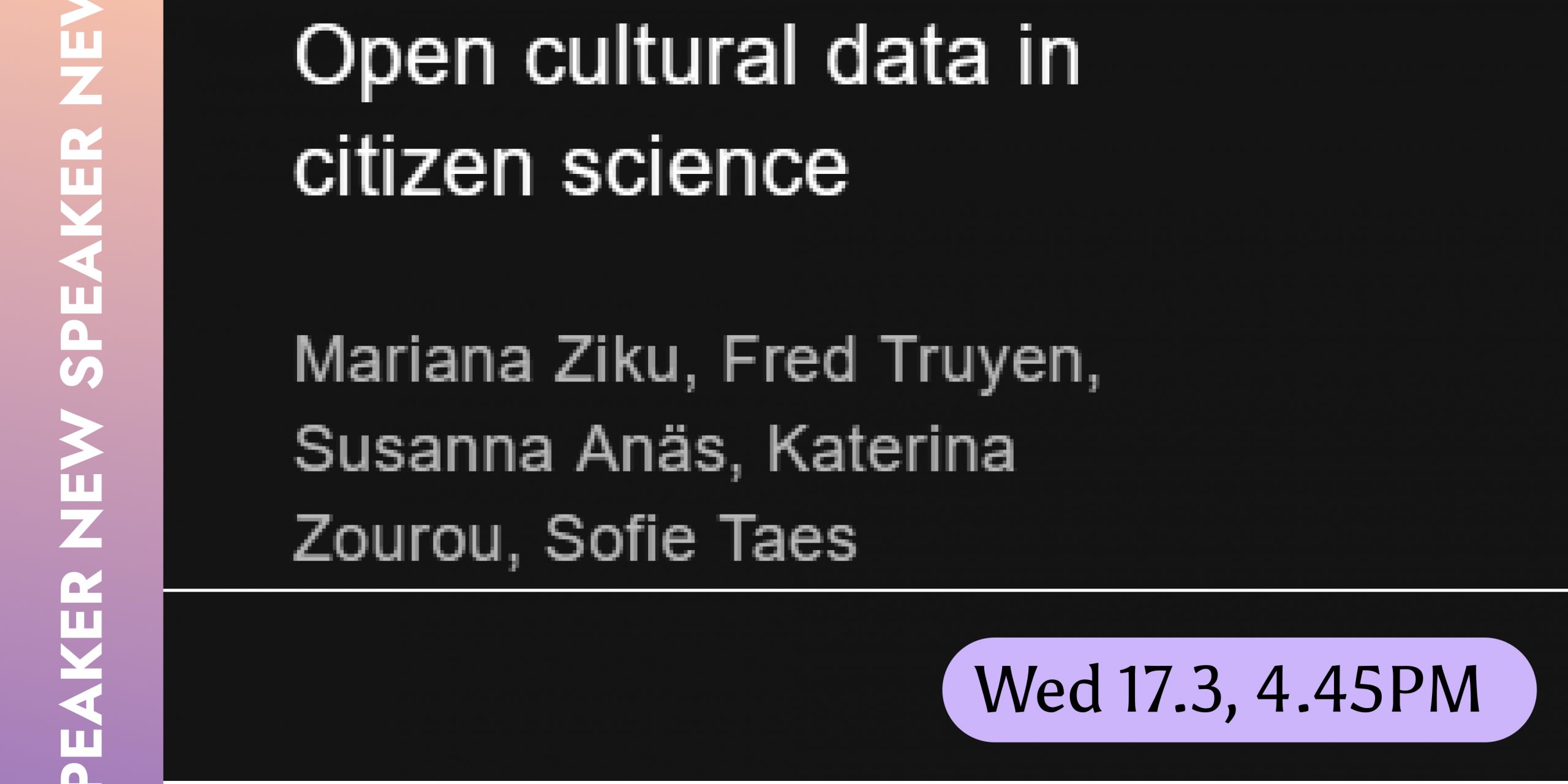 Open Belgium and CitizenHeritage Digital meets Culture