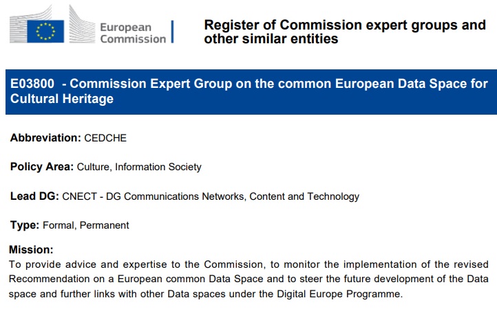 The role of  in EU data spaces