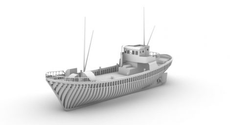 Fishing Boat - 01 - 3D model